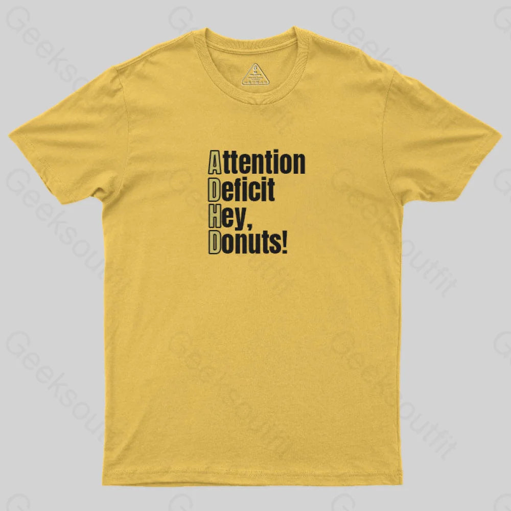 Adhd T-Shirt Yellow / S