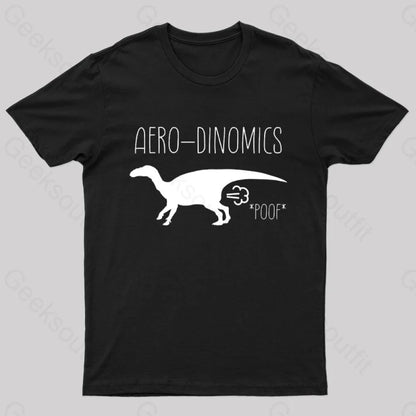 Aero-Dinomics Geek T-Shirt Black / S