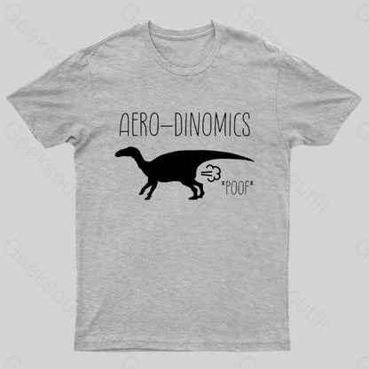 Aero-Dinomics Geek T-Shirt Grey / S