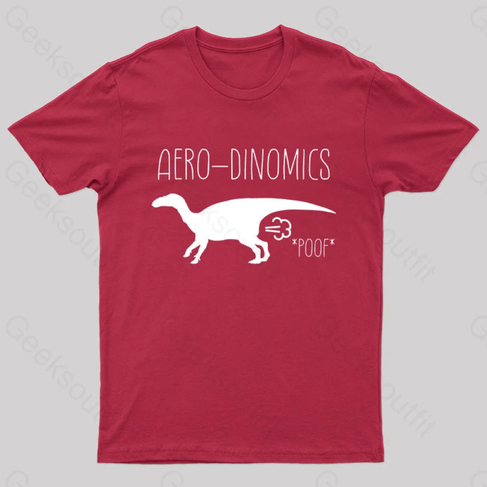 Aero-Dinomics Geek T-Shirt Red / S