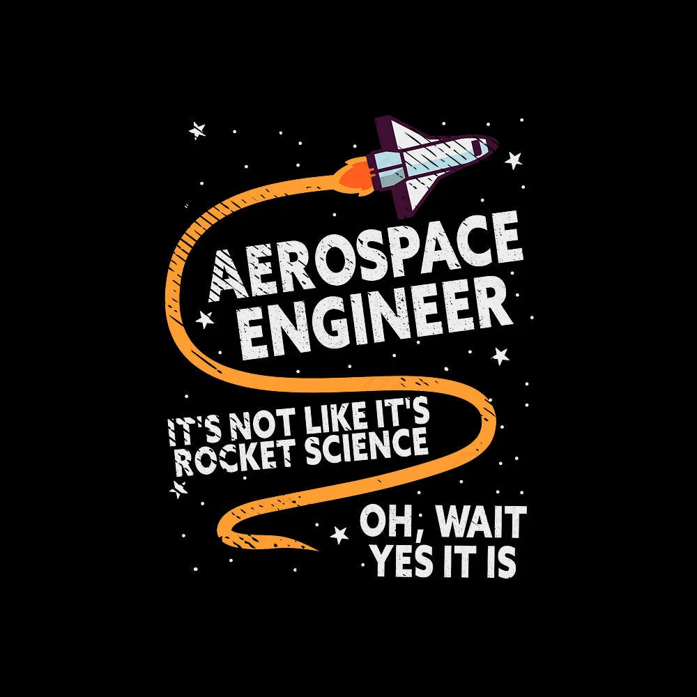 Aerospace Engineer Rocket Geek T-Shirt