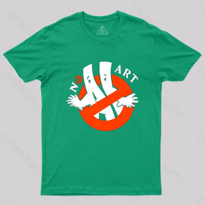 Ai Busters T-Shirt Green / S