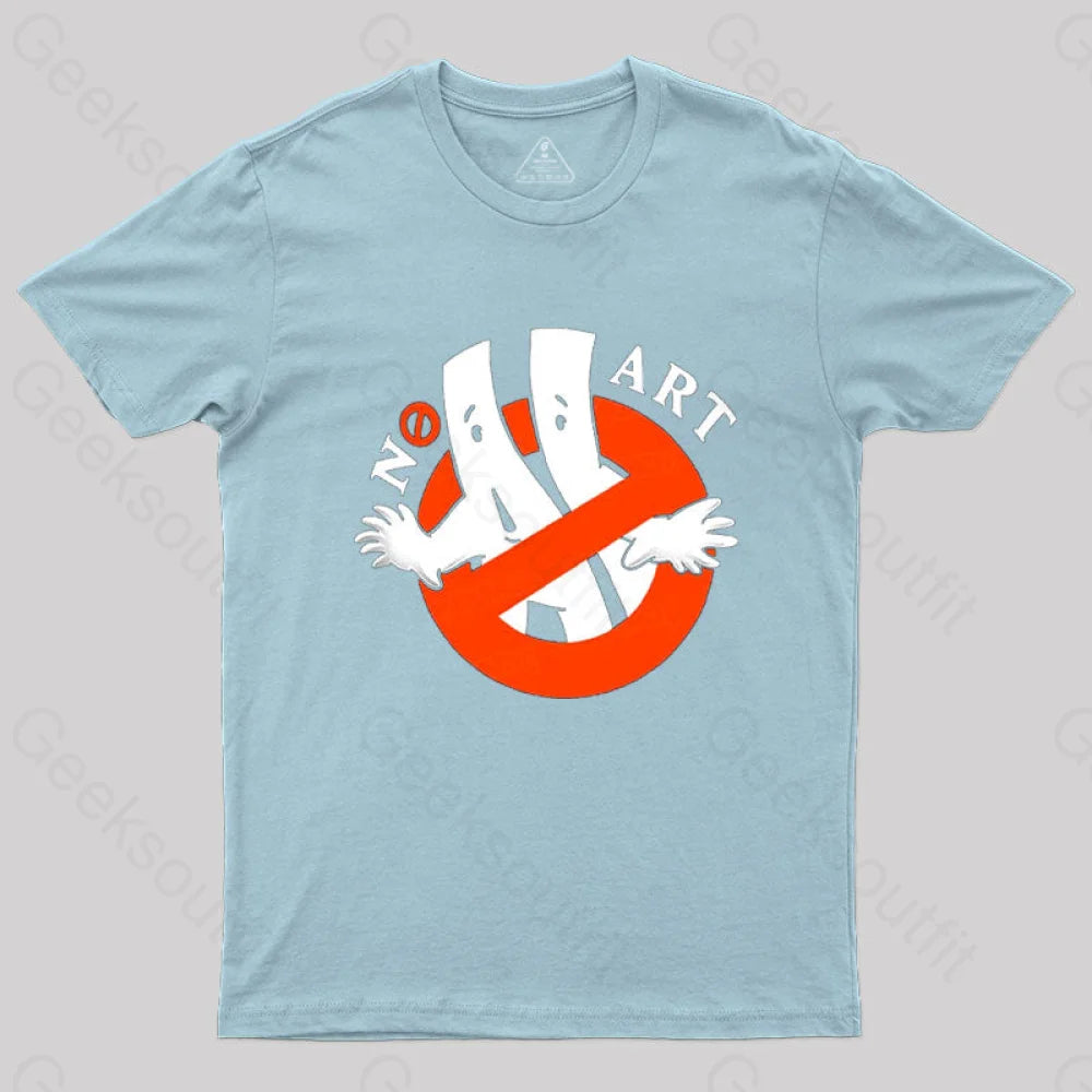 Ai Busters T-Shirt Light Blue / S