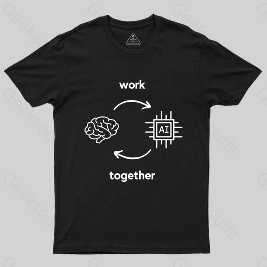 Ai Vs Human T-Shirt Black / S