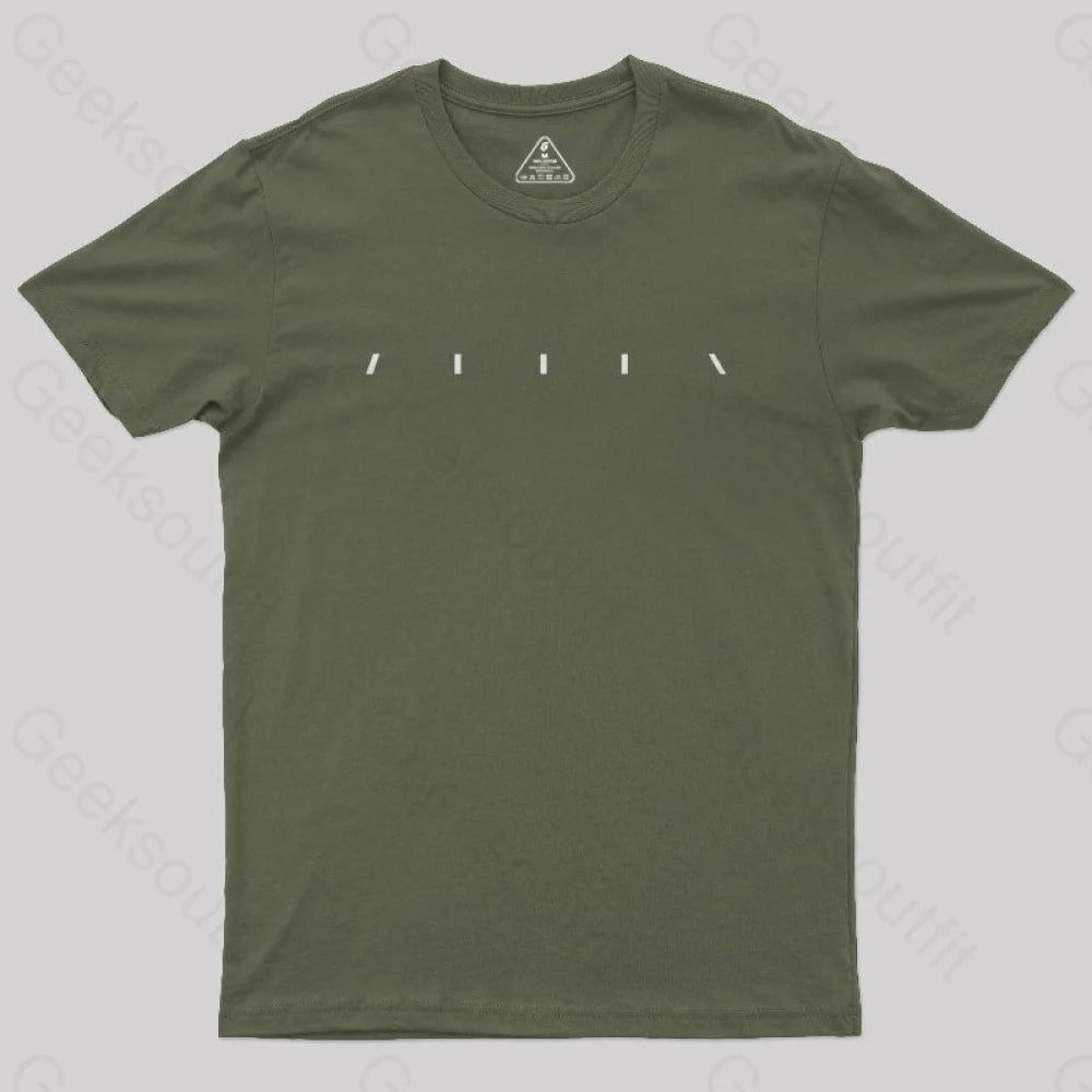 Alien Geek T-Shirt Army Green / S