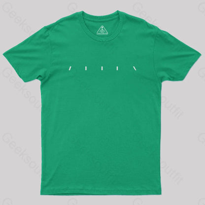 Alien Geek T-Shirt Green / S