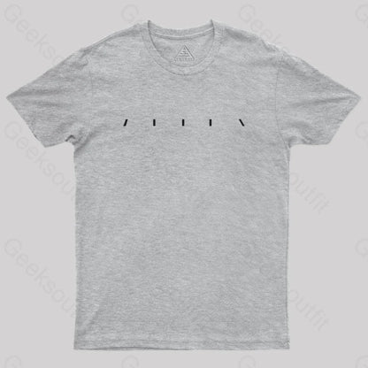 Alien Geek T-Shirt Grey / S