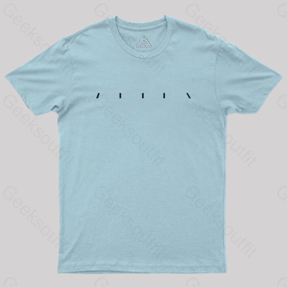 Alien Geek T-Shirt Light Blue / S