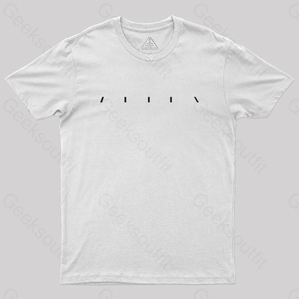 Alien Geek T-Shirt White / S