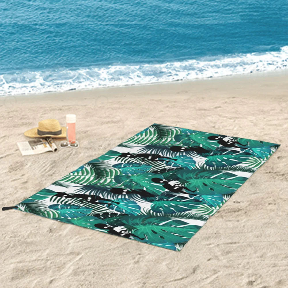 Alien Hawaiian Style Quick Drying Beach Towel 27.5*55In