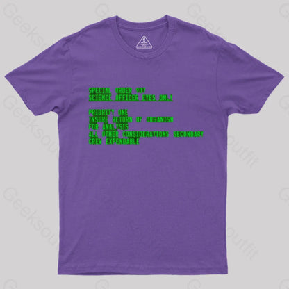 Alien Sonderauftrage 937 T-Shirt Purple / S