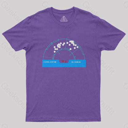 Aliens Motion Tracker Geek T-Shirt Purple / S