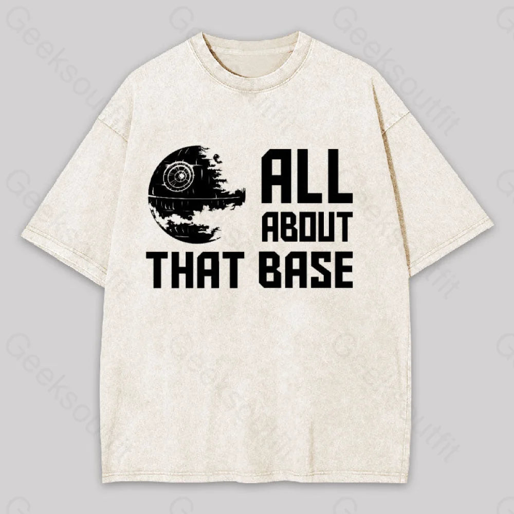 All About That Base Geek Washed T-Shirt Apricot / S