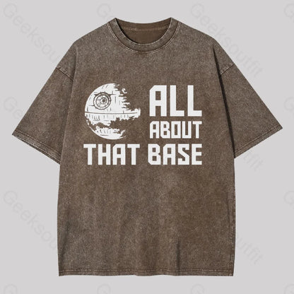 All About That Base Geek Washed T-Shirt Coffee / S