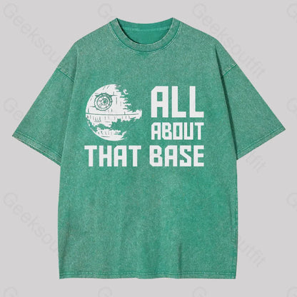 All About That Base Geek Washed T-Shirt Grass Green / S