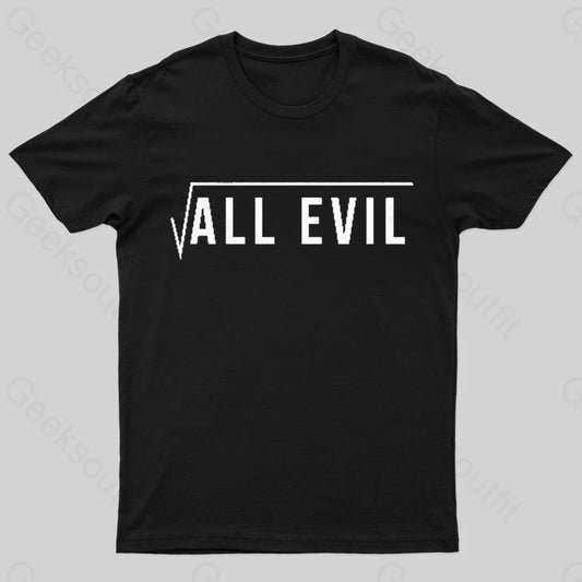 All Evil Nerd T-Shirt Black / S