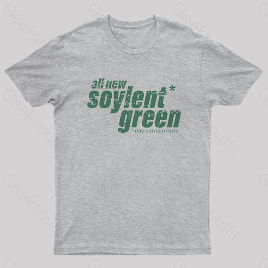 All New Soylent Green Geek T-Shirt Grey / S