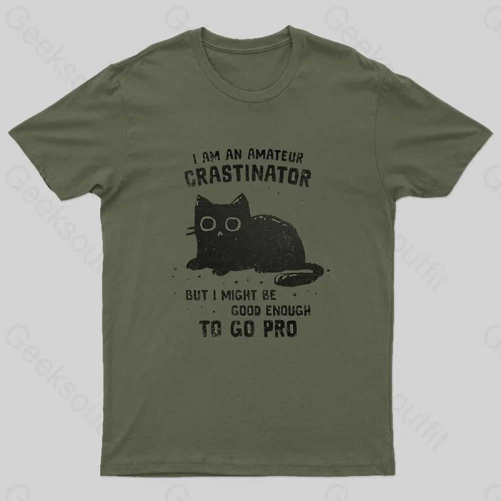 Amateur Clamper T-Shirt Army Green / S