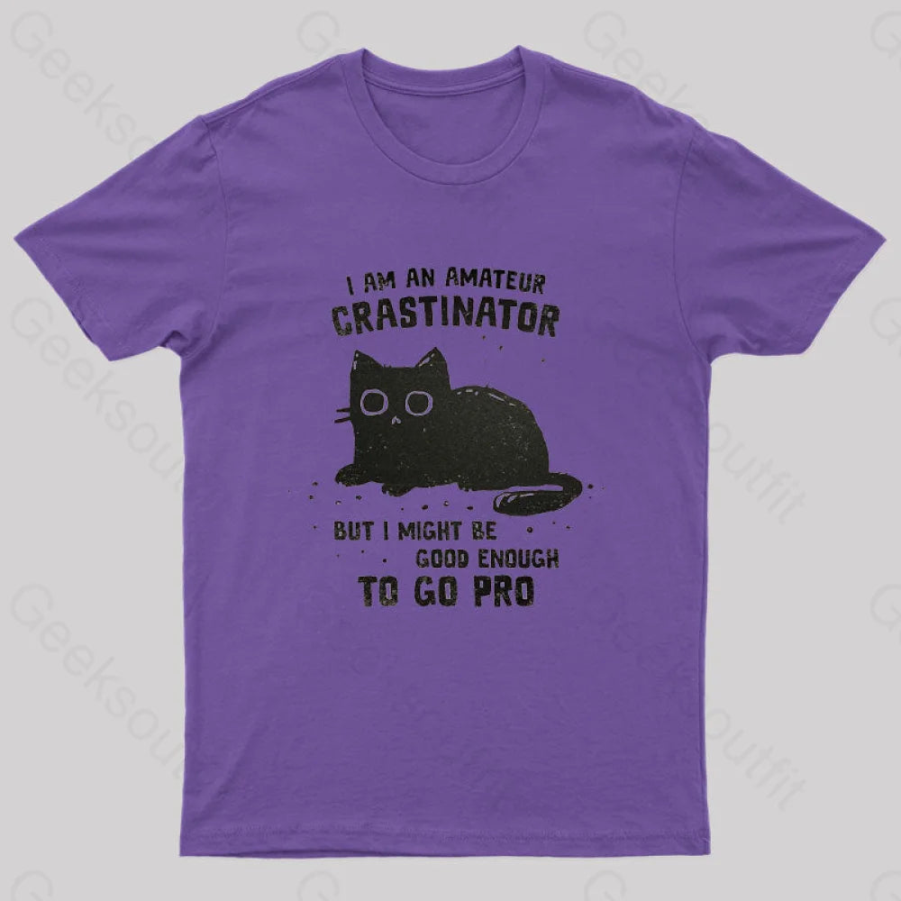 Amateur Clamper T-Shirt Purple / S