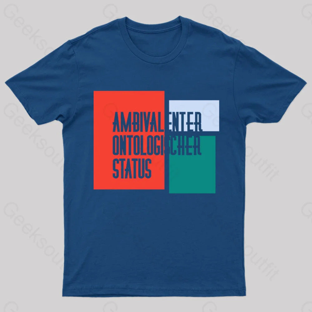 Ambivalenter Ontologischer Status T-Shirt Navy / S