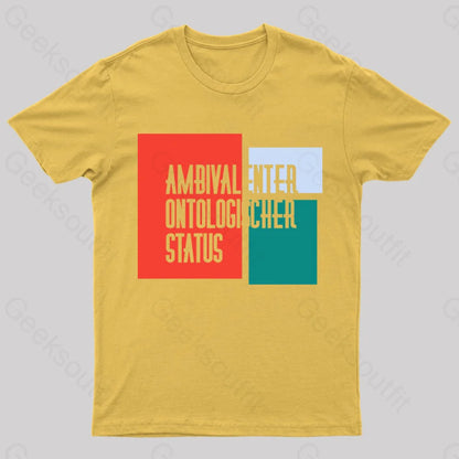 Ambivalenter Ontologischer Status T-Shirt Yellow / S