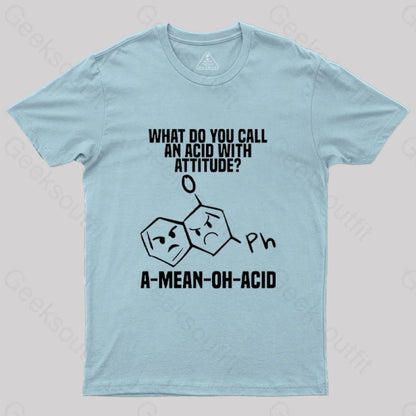 Amino Acid Humor Science T-Shirt Light Blue / S