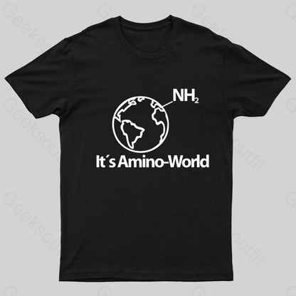 Amino World Nerd T-Shirt Black / S