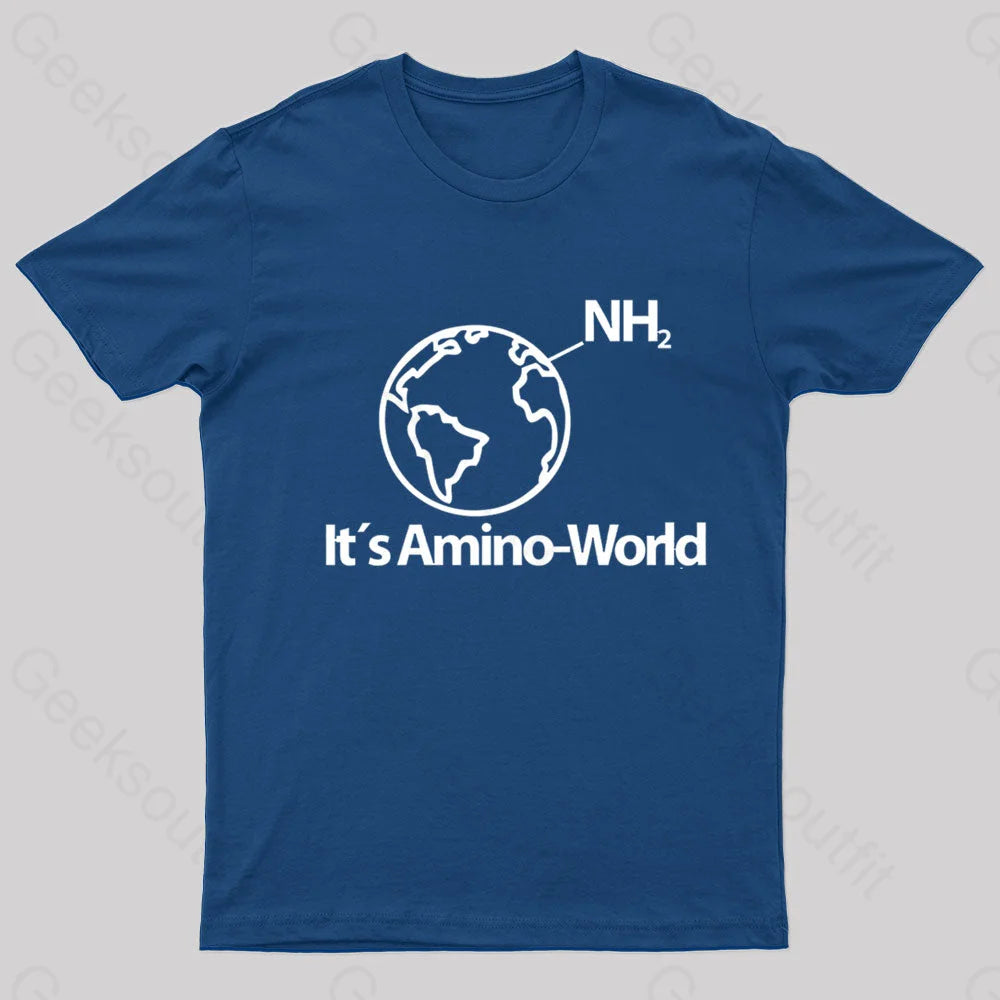 Amino World Nerd T-Shirt Navy / S