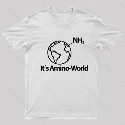 Amino World Nerd T-Shirt White / S