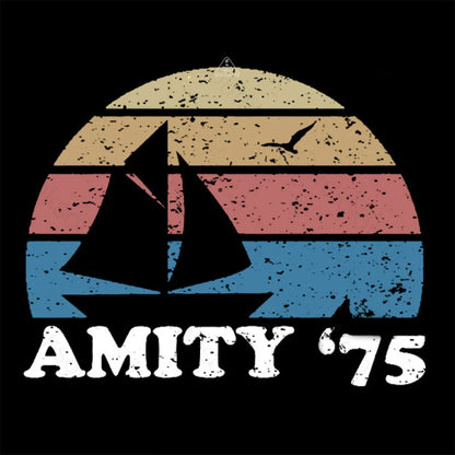 Amity Beach ’75 The Summer Of Jaws Geek T-Shirt