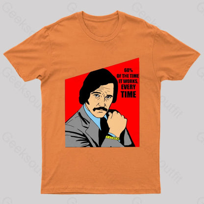 Anchorman Nerd T-Shirt Orange / S