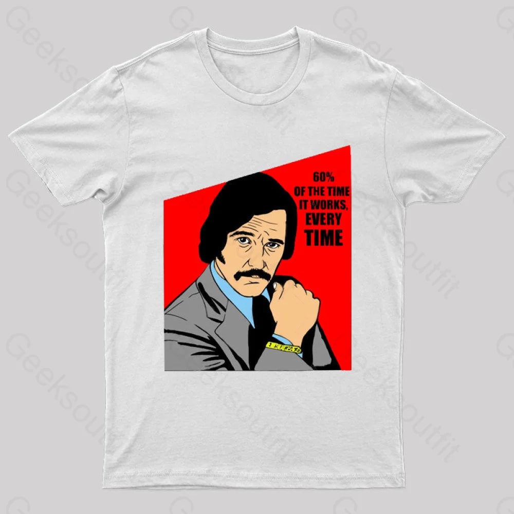 Anchorman Nerd T-Shirt White / S