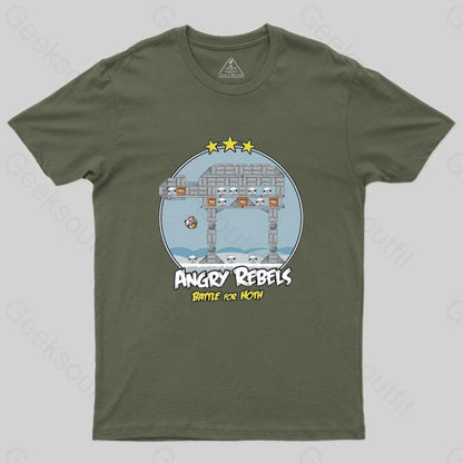 Angry Rebels T-Shirt Army Green / S