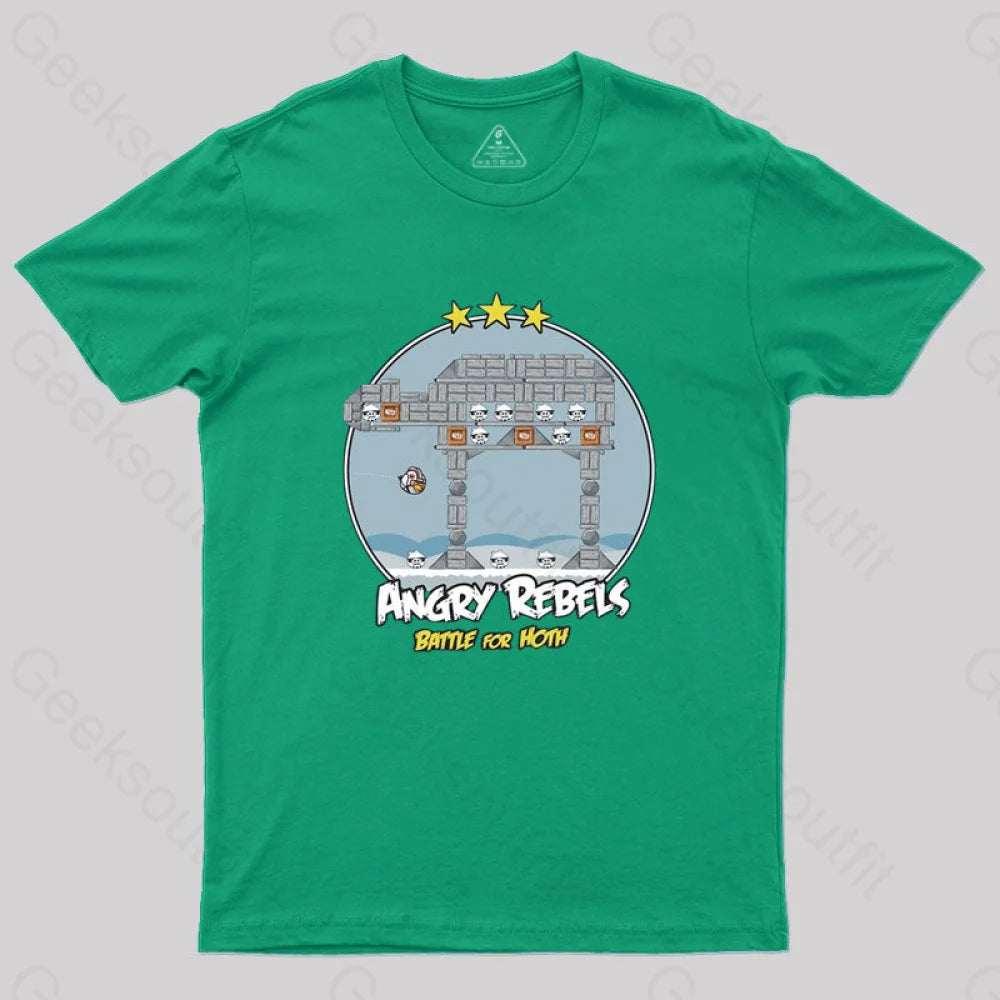 Angry Rebels T-Shirt Green / S