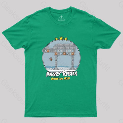 Angry Rebels T-Shirt Green / S