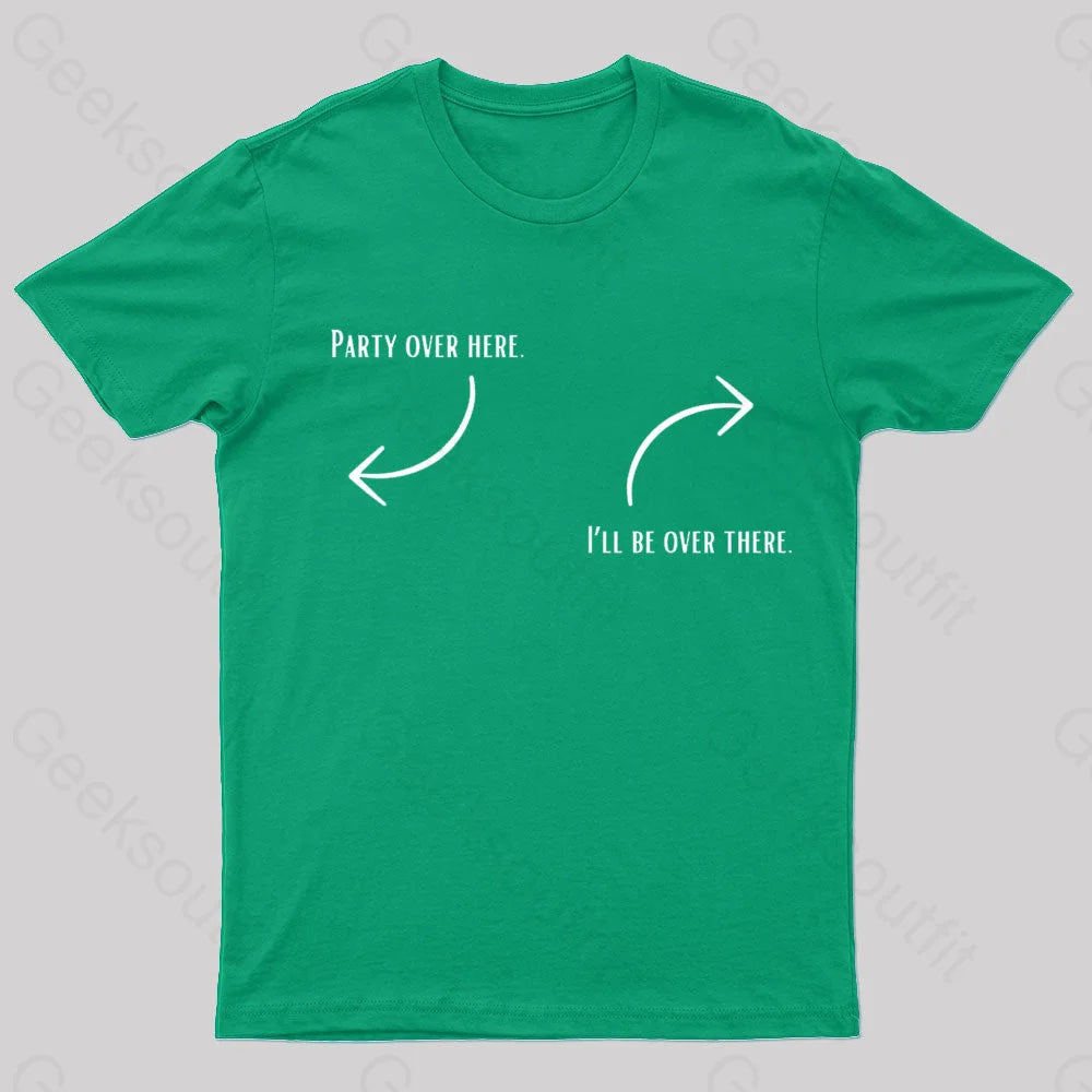 Anti Social Nerd T-Shirt Green / S