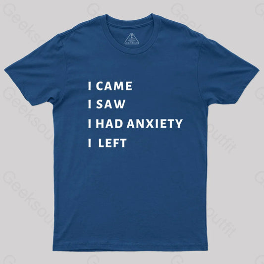 Anxiety T-Shirt Navy / S