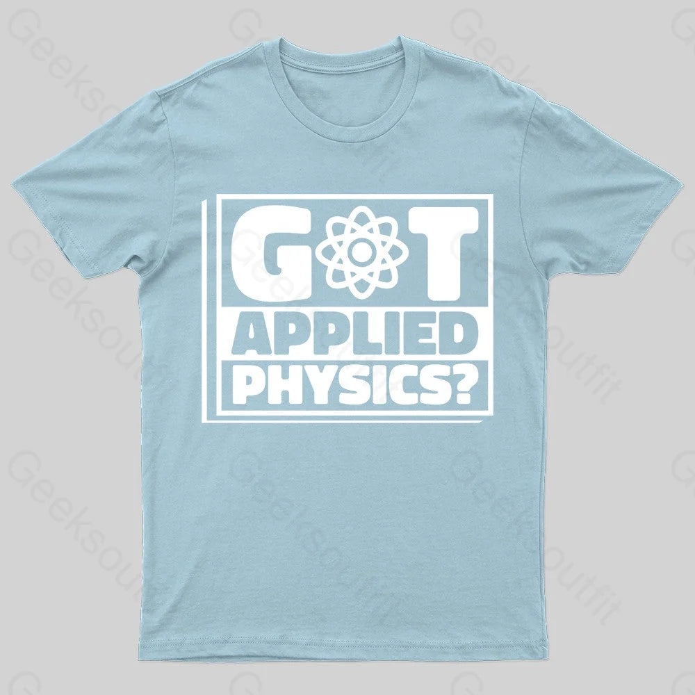 Applied Physics Nerd T-Shirt Light Blue / S