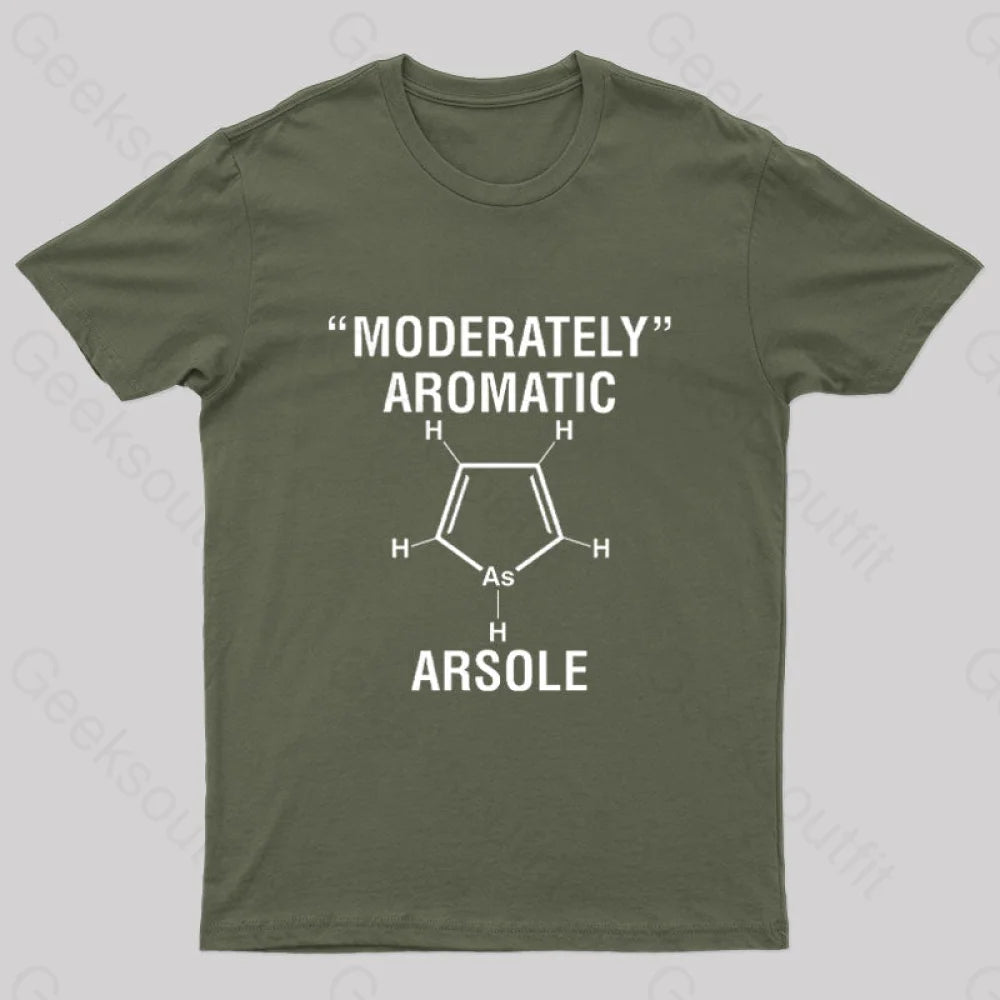 Arsole Geek T-Shirt Army Green / S