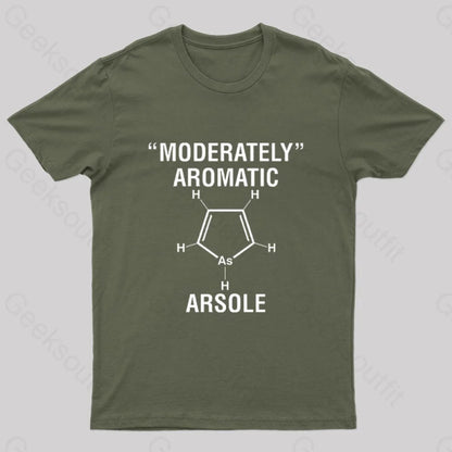 Arsole Geek T-Shirt Army Green / S