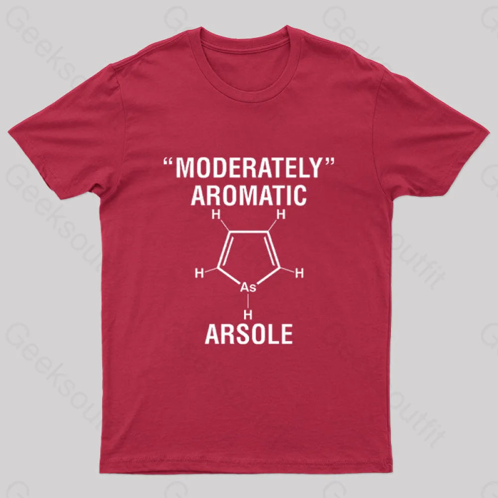 Arsole Geek T-Shirt Red / S