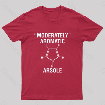 Arsole Geek T-Shirt Red / S