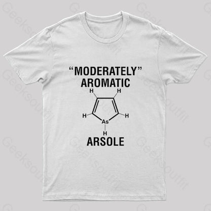 Arsole Geek T-Shirt White / S