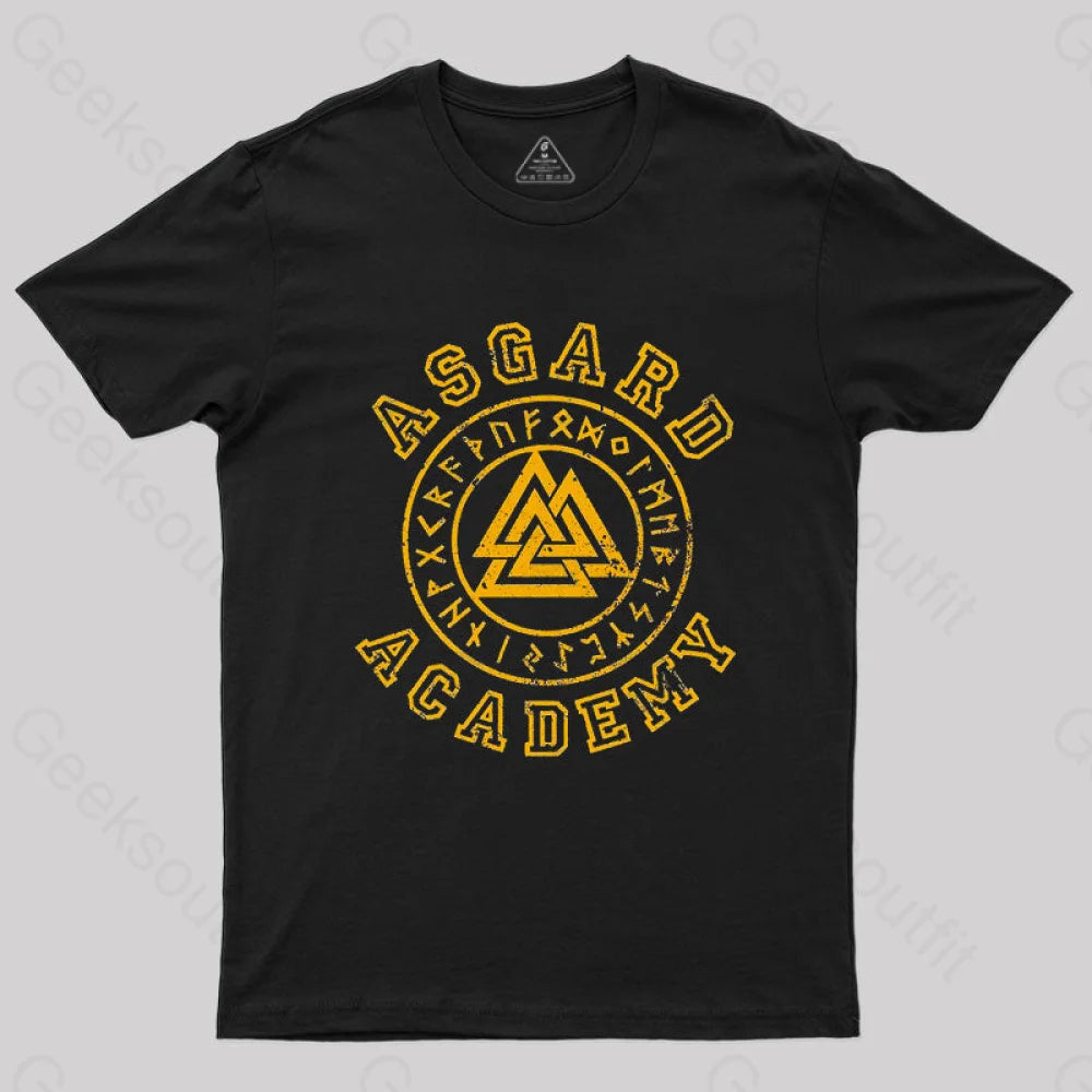 Asgard Academy T-Shirt Black / S