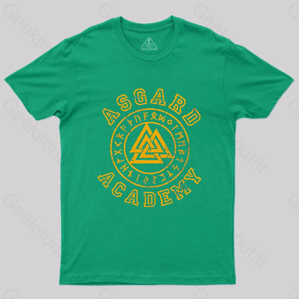 Asgard Academy T-Shirt Green / S