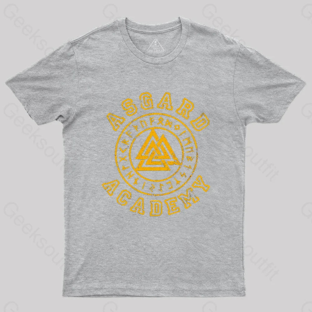 Asgard Academy T-Shirt Grey / S