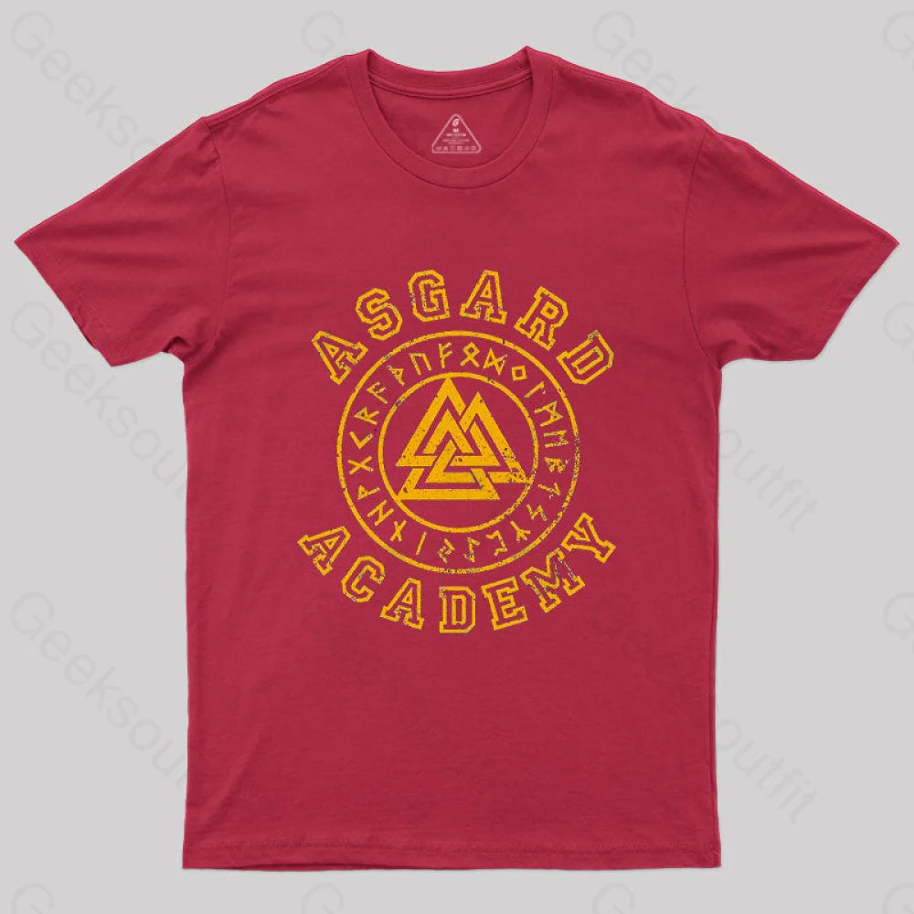 Asgard Academy T-Shirt Red / S