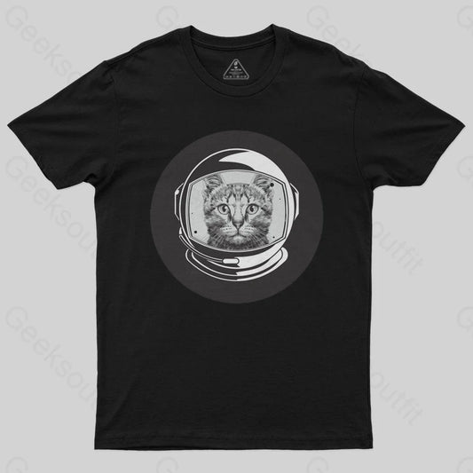 Astronaut Cool Cat T-Shirt - Geeksoutfit