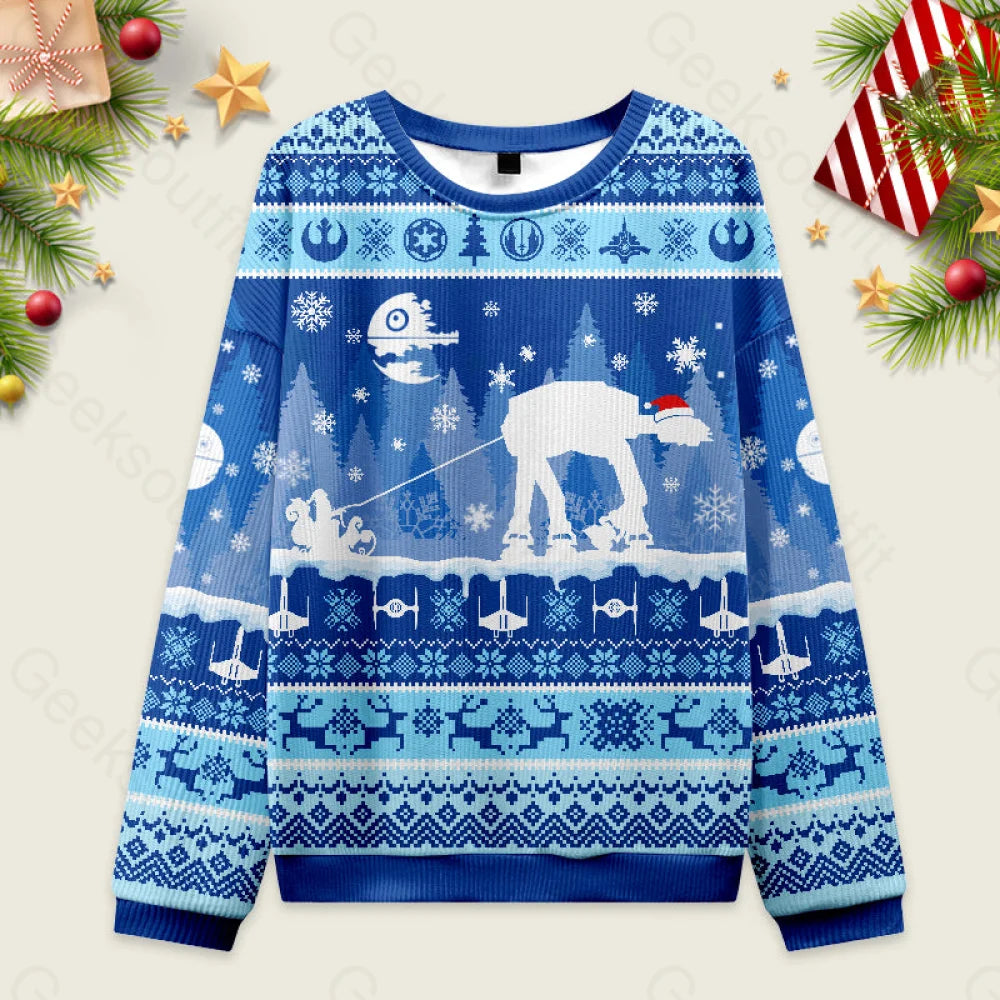 At Snow Walker Christmas Ugly Sweater Men’s Style-S