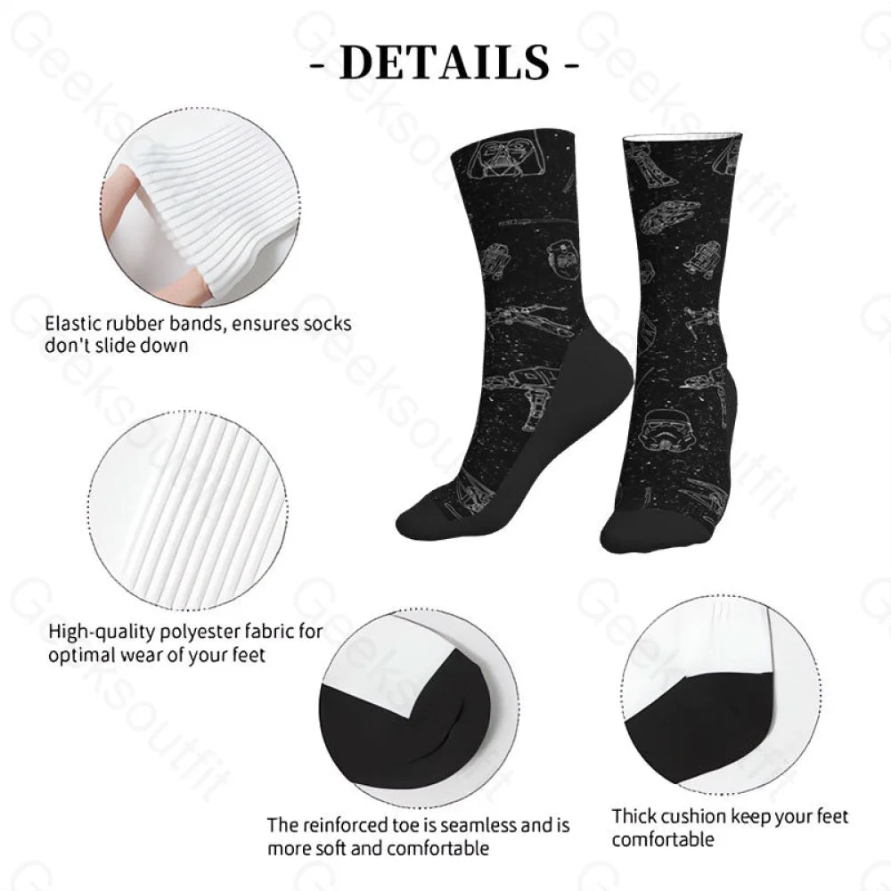 At Starry Sky Men’s Socks